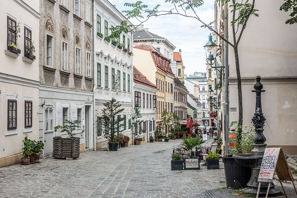 Spittelberg cobbled street
